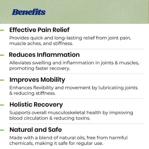 Parudhhi Joint Pain Relief Oil (200 ml)